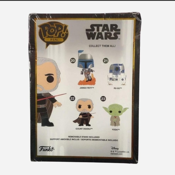 Star Wars Dooku Enamel Pin - Picture 4 of 11